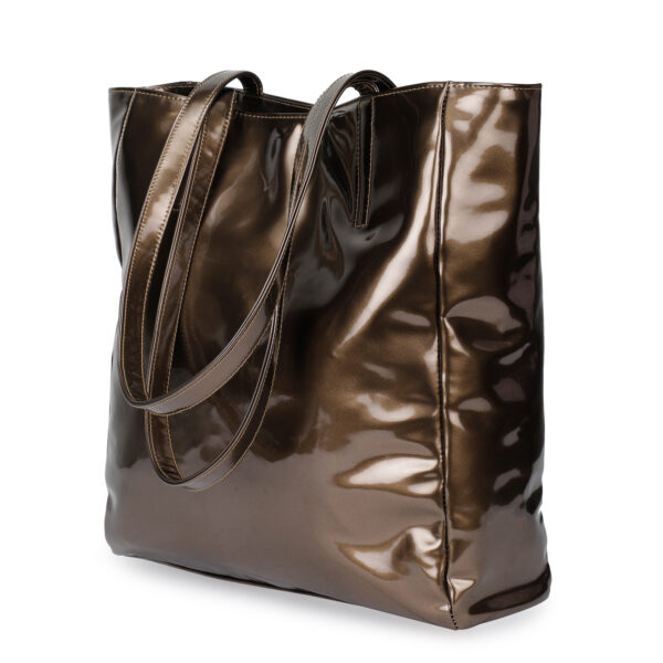 Brown chic tote