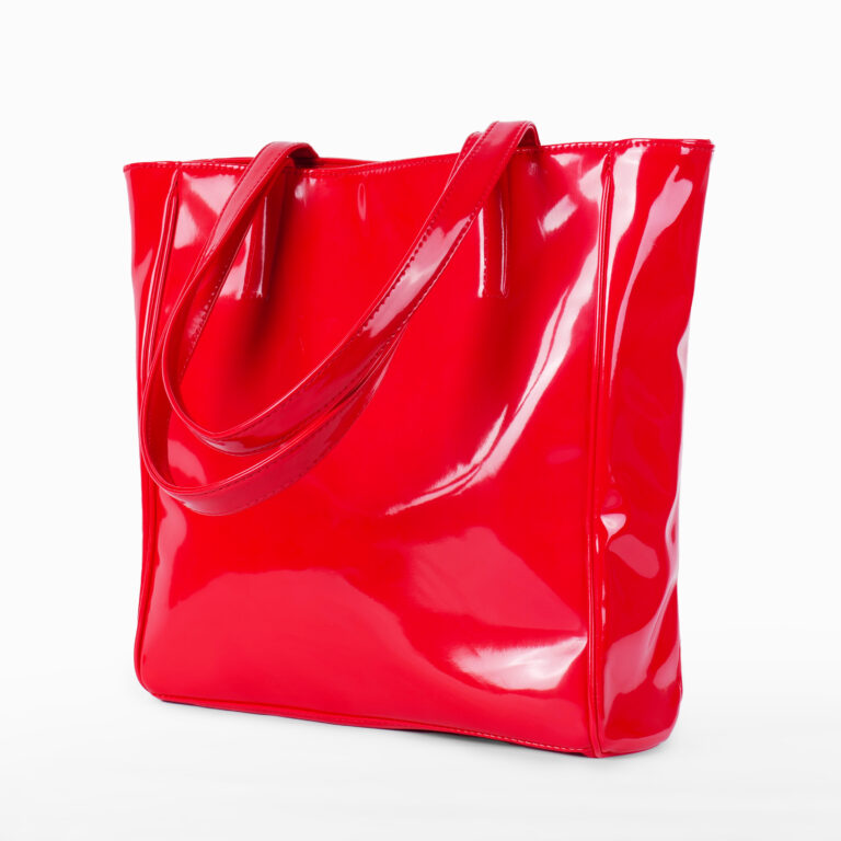 Red chic handbag